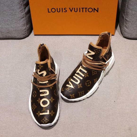 Louis Vuitton and adidas Eclipse NMD Hu Custom Sneaker